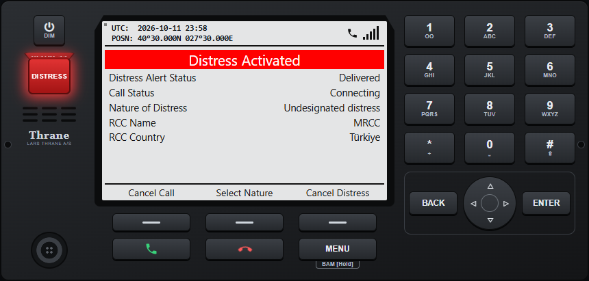 Distress penceresi